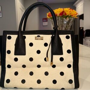 Kate spade polka dot purse